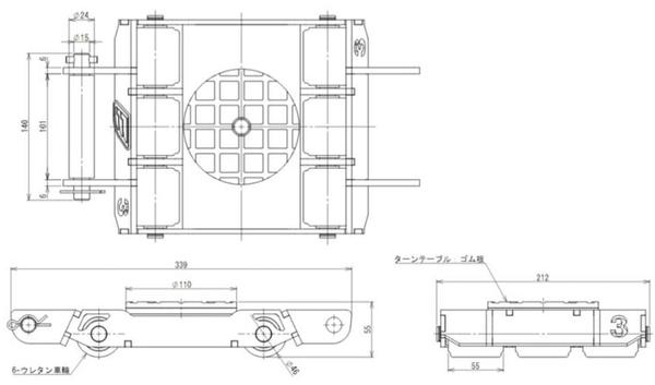 EAGLE JACK SDL-F直行搬运小坦克尺寸图 EAGLE JACK SDL-F直行搬运小坦克尺寸图