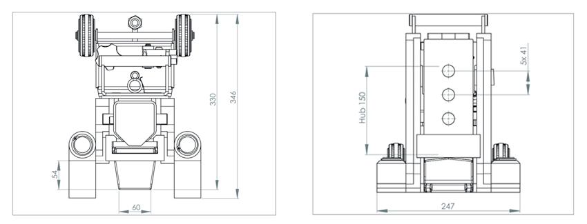 德国JUNG爪式千斤顶JH10G plus型尺寸