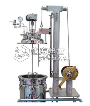 带搅拌器的罐盖升降功能(用于清洁及搅拌桨更换时操作) 带搅拌器的罐盖升降功能(用于清洁及搅拌桨更换时操作)