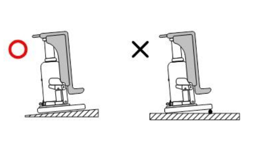 爪式千斤頂正確操作展示