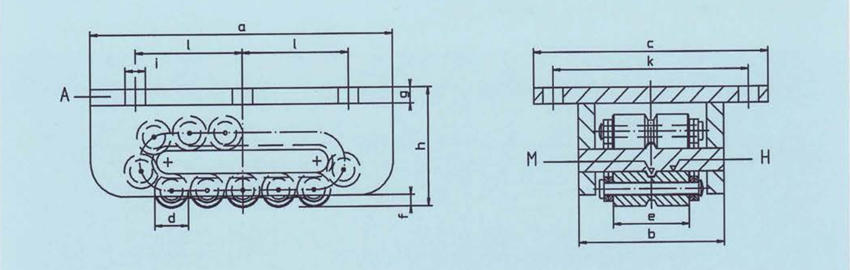 德國borkey載重滾輪小車AM型尺寸