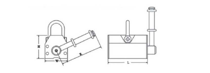 手動(dòng)永磁起重器尺寸