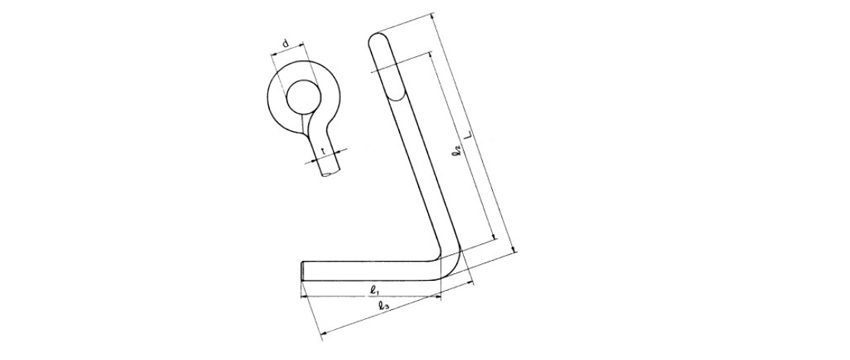 NETSUREN鋼板吊鉤PF型尺寸