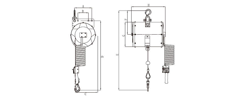 單繩氣動(dòng)平衡吊LSB型