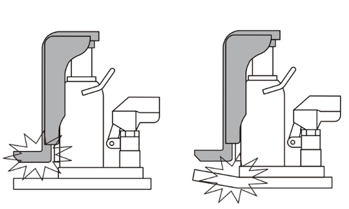 爪式千斤頂?shù)鬃冃问疽鈭D