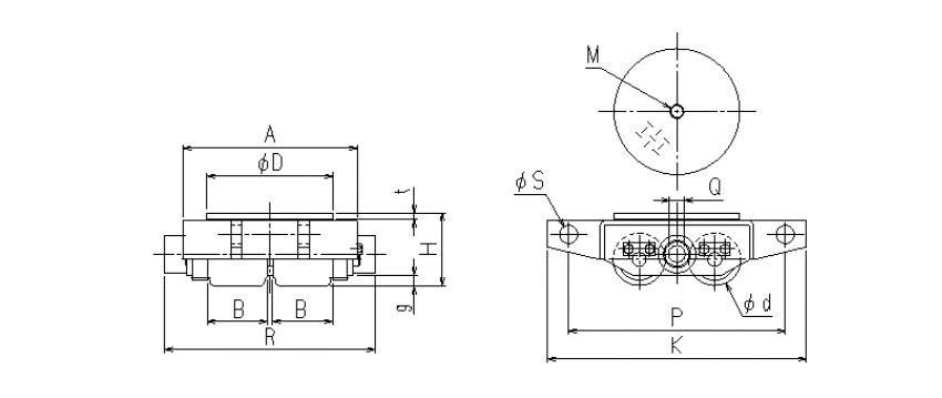 TIRROLLER手搖搬運(yùn)小坦克WDP型尺寸