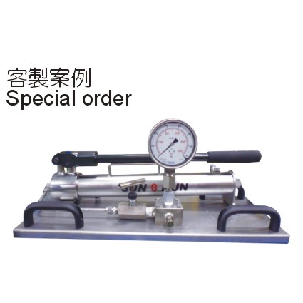 SUNRUN SPHW型手動液壓泵實物展示