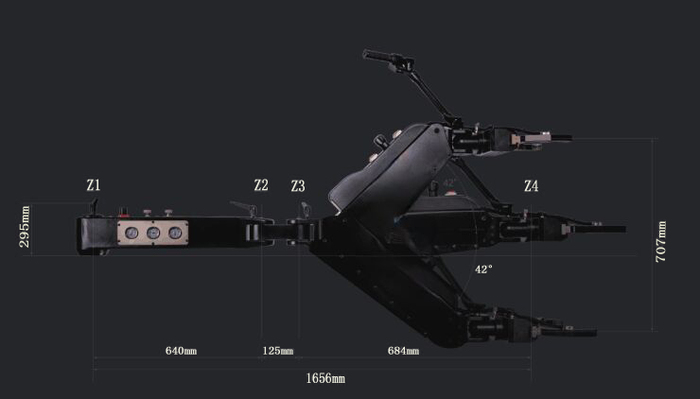 零重力機(jī)械臂尺寸圖