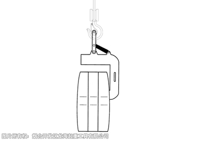 NETSUREN CLS-B型鋼卷吊具吊裝示意圖