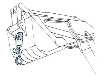 EAGLE CLAMP DSHB型鏈條索具吊裝示意圖
