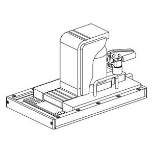 EAGLE JACK X型帶滑臺爪式千斤頂尺寸圖