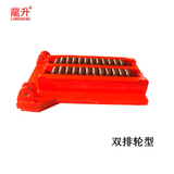 双排轮载重滚轮小车