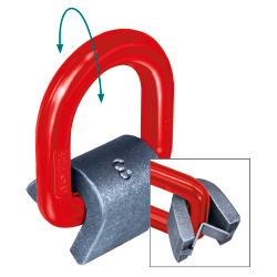 JDT TAPSK型焊接式旋轉(zhuǎn)吊環(huán)旋轉(zhuǎn)示意圖