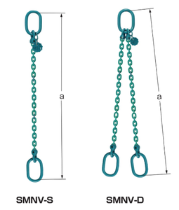 EAGLE CLAMP SMNV型鏈條索具尺寸圖