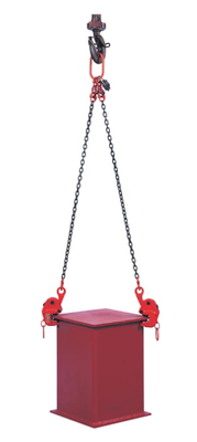 EAGLE CLAMP GT型橫吊鋼板鉗吊裝示意圖