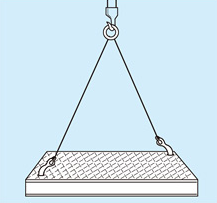 SUPEROOL FKH1型鋼板吊鉤吊裝示意圖