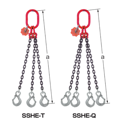 EAGLE CLAMP SSHE型鏈條索具尺寸圖