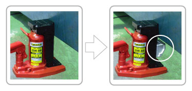 EAGLE JACK EW型多段爪式千斤顶使用示意图