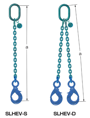 EAGLE CLAMP SLHEV型鏈條索具尺寸圖