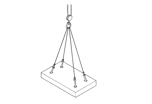 NETSUREN J型鋼板吊鉤吊裝示意圖