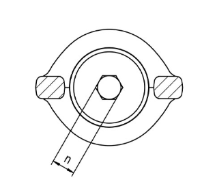 JDT RP型旋轉(zhuǎn)吊環(huán)尺寸圖