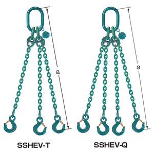 EAGLE CLAMP SSHEV型鏈條索具尺寸圖