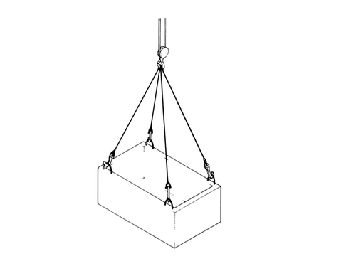 NETSUREN SO型鋼板吊鉤吊裝示意圖 NETSUREN SO型鋼板吊鉤吊裝示意圖