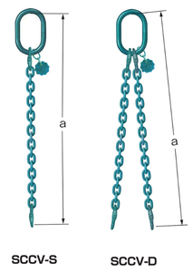 EAGLE CLAMP SCCV型鏈條索具尺寸圖