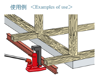 MASADA MHC-T型爪式千斤頂示意圖
