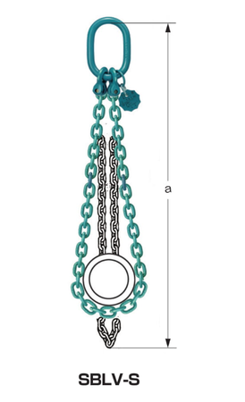 EAGLE CLAMP SBLV型鏈條索具尺寸圖
