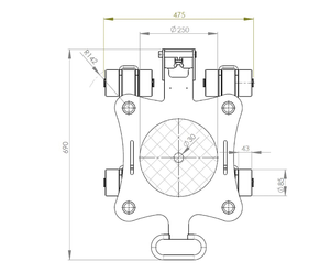 JKB4K萬(wàn)向搬運(yùn)小坦克尺寸圖