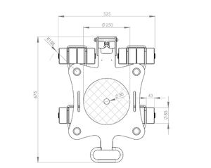 JKB6K萬(wàn)向搬運(yùn)小坦克尺寸圖