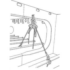 EAGLE CLAMP SRN型螺旋式無傷鋼板鉗吊裝示意圖
