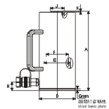 SUNRUN RSAC型分離式液壓千斤頂尺寸圖
