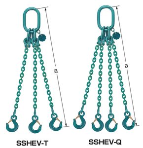 EAGLE CLAMP SSHEV型鏈條索具尺寸圖