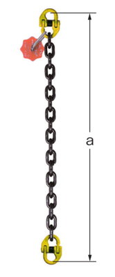 EAGLE CLAMP SCP型鏈條索具尺寸圖