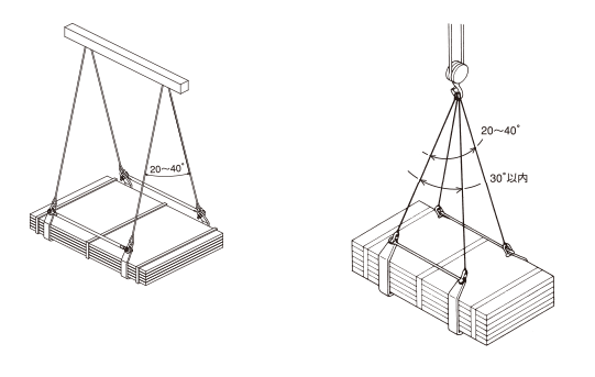 NETSUREN LP-W型鋼板吊鉤吊裝示意圖