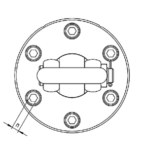 JDT MLP型旋轉(zhuǎn)吊環(huán)尺寸圖