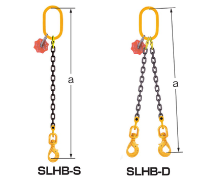 EAGLE CLAMP SLHB型鏈條索具尺寸圖